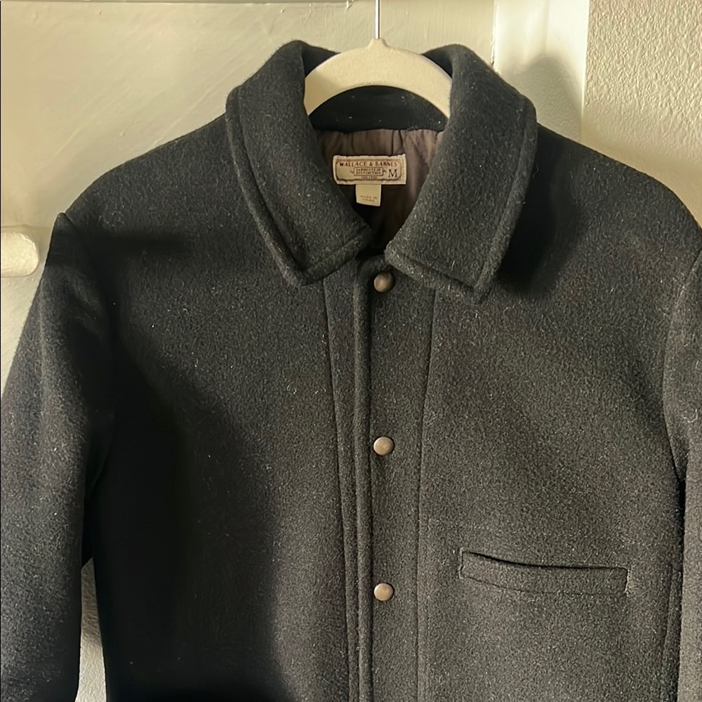 Men’s Wallace and Barnes x Jcrew Black Wool Jacket